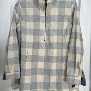 LL Bean Flannel Pullover